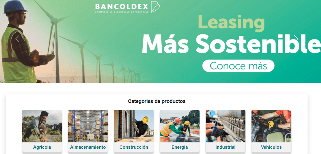 napkin es leasing bancoldex